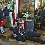 Rybitwy, 11.11.2014. 96. rocznica odzyskania niepodległości. Montaż słowno-muzyczny w wykonaniu chóru Szczygiełki.