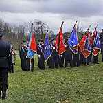 Boiska 11.11.2015. Poczet sztandarowy.