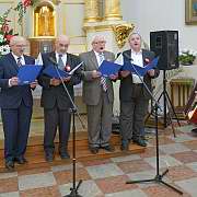 Święto Niepodległości. 11 listopada 2018 roku, Józefów nad Wisłą. Msza św. dziękczynna.