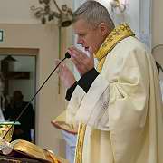 Święto Niepodległości. 11 listopada 2018 roku, Józefów nad Wisłą. Msza św. dziękczynna.