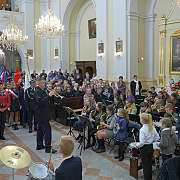 Święto Niepodległości. 11 listopada 2018 roku, Józefów nad Wisłą. Msza św. dziękczynna.