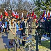 Święto Niepodległości. 11 listopada 2018 roku, Józefów nad Wisłą. Marsz Niepodległości.