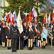 Święto Niepodległości. 11 listopada 2018 roku, Józefów nad Wisłą. Marsz Niepodległości.