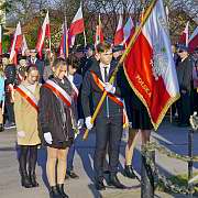 Święto Niepodległości. 11 listopada 2018 roku, Józefów nad Wisłą. Marsz Niepodległości.