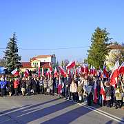 Święto Niepodległości. 11 listopada 2018 roku, Józefów nad Wisłą. Marsz Niepodległości.